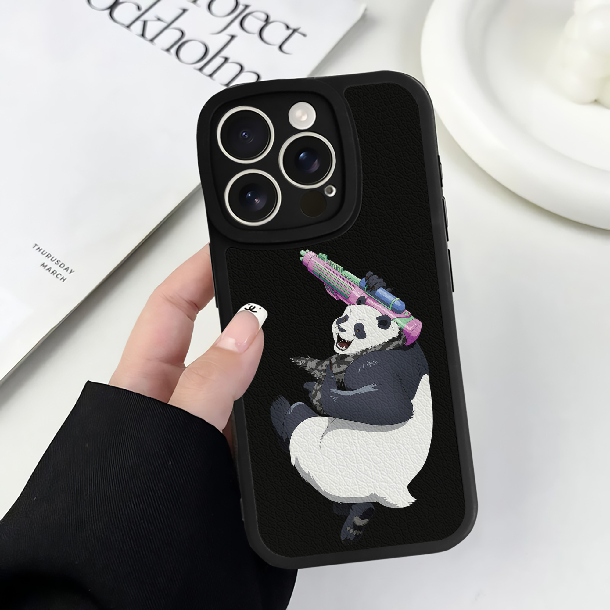 （画像用） 呪術廻戦 Jujutsu Kaisen 【iPhone 16シリーズ対応】シリコンスマホケース（レザー調） 材質：シリコン